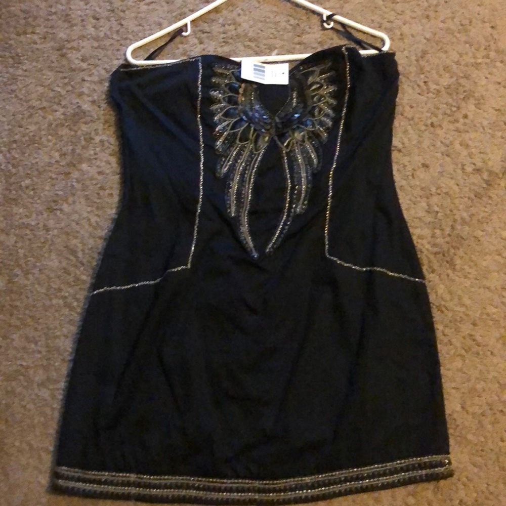 Black cocktail dress